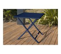Table de Jardin Pliante Marius 70cm Bleu Marine Bleu