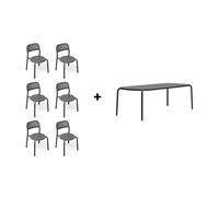 Table de jardin + chaise de jardin Toní 1x Garden Table