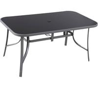 Table de jardin "Cordoba" - 6 places - Argenté