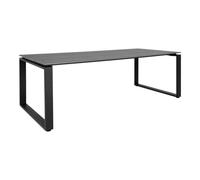 Table de jardin - DENVER - 210 x 100 cm - Gris - Rectangulaire