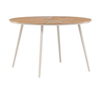 Table de Jardin Design "San Vito" 120cm Beige & Naturel