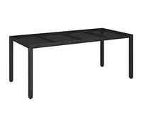 Table de jardin d'extérieur - Table à manger - Table de balcon - 50 x 50 x 30 cm - En polyrotin - Multifonction - Marron