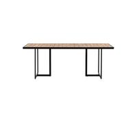 Venture Home - Table de jardin en acier et acacia Khung Bois G