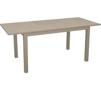 Table De Jardin En Aluminium 110 À 170 Cm Genes Beige