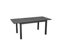 Proloisirs Table de jardin Alizé Genes aluminium 110 à 170 cm Graphite