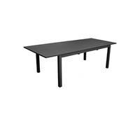 - Table de jardin en aluminium 160 à 240 cm Genes graphite