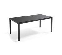Table de jardin en aluminium 8 places 180 cm gris anthracite Ajaccio - Oviala