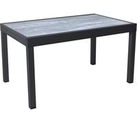Table De Jardin En Aluminium Extensible "Lagos" - 140/280 X 90 X 76 Cm - Gris Gris foncé