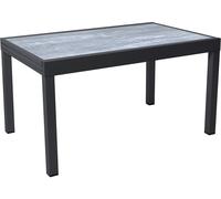 Table de Jardin en Aluminium Extensible Lagos - 140/280 x 90 x 76 cm - Gris