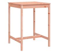 Table de jardin en bois massif de Douglas 82,5 x 82,5 x 110 cm | Bois massif de douglas non traité - Cadre en bois stable - Plateau robuste - Montage manuel - Pour balcon et terrasse