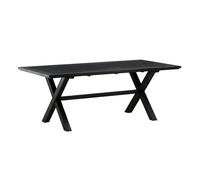 Table de Jardin en Bois "Rives" 200cm Noir
