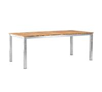 Table De Jardin 200 X 100 Zenia Gris