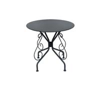 Table de jardin en fer forgé GUERMANTES - anthracite