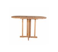 Table de jardin en teck HUELVA 120 cm