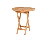 Table de jardin en teck OVIEDO Ø 70 cm