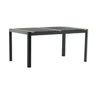 Table De Repas Extérieure 4 Places Togo Noir