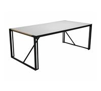 Table de Jardin en Verre "Texas" 200cm Gris