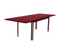 Table de jardin extensible 10 personnes FERMOB Costa 160 / 240 x 90 cm - Piment