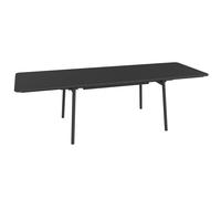 Table de jardin extensible 10 personnes FERMOB Monceau 165 / 255 x 90 cm - Carbone
