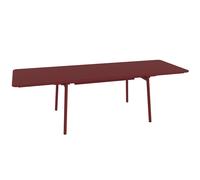 Table de jardin extensible 10 personnes FERMOB Monceau 165 / 255 x 90 cm - Piment