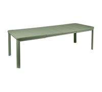 Table de jardin extensible 10 personnes FERMOB Oléron 155 / 255 x 100 cm - Cactus