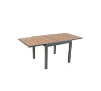Concept Usine Table de jardin extensible Nido 180 cm aluminium et bois d'eucalyptus