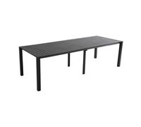 Table de jardin extensible 2 à 12 places 52/260 cm en aluminium gris - Oviala