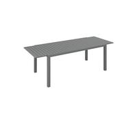 Table de jardin Outsunny Table de jardin extensible 6-8 personnes dim. 180/240L x 94l x 73H cm alu gris