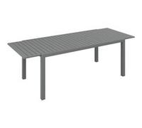 Table de jardin Outsunny Table de jardin extensible 6-8 personnes dim. 180/240L x 94l x 73H cm alu gris