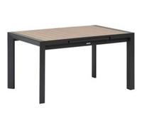 Hespéride - Table de Jardin Extensible évasion Effet Bois Honey et Graphite 8 Places Lates en Aluminium