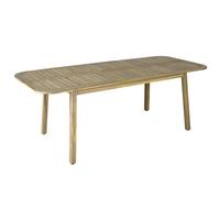 Table de jardin extensible 6 à 8 personnes PROLOISIRS Monaco 160 / 210 x 90 cm