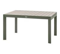 Table de jardin extensible 8-10 personnes Evasion coloris laurier Hespéride L.140/202 x l.100 x H.75 cm
