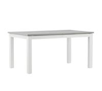 Table de Jardin Extensible "Albany" 152-210cm Blanc & Gris