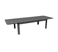 Table de jardin extensible aluminium - Darius - L.230/350 x l.76.5 cm - 10/16 personnes