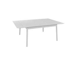 Table de jardin extensible aluminium - Dublin - L.140/200 x l.140 cm - 8/10 personnes