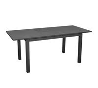 Alizé - Table de jardin en aluminium 110 à 170 cm Genes graphite Graphite G