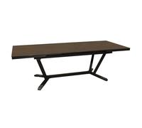 Table de jardin extensible aluminium plateau à lames Kedra® - Vita - L.180/240 x l.100 cm - 8/10 personnes
