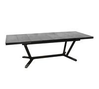 Table de jardin extensible aluminium plateau à lames Kedra® - Vita - L.180/240 x l.100 cm - 8/10 personnes