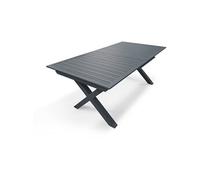 Table de jardin extensible DCB GARDEN FLORIDE Aluminium anthracite 180/240 x 100 cm