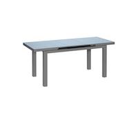 Table de jardin extensible en aluminium anthracite Ibiza 8 à 10 personnes