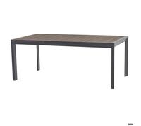 Table de jardin Evasion en aluminium coloris seigle L.274 x l.110 x H.77 cm