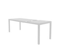 Table de jardin extensible Fiam Aria LxWxH 140/200x80x74cm