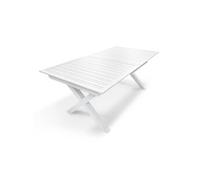 Table de Jardin Extensible "Floride" 180-240cm Blanc