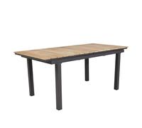 Table de Jardin Extensible "Mexico" 180-240cm Naturel & Noir