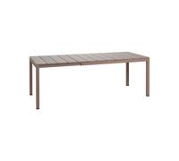 Table de Jardin Extensible Nardi 140 x 85 cm Rio Alu 48359.10.000 Tortora