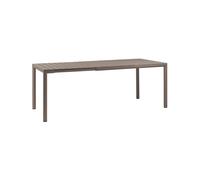 Table de Jardin Extensible Nardi 147 x 90 cm Tevere 49459.10.000 Tortora