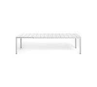 NARDI table pour extérieur RIO ALU 210 EXTENSIBLE GARDEN COLLECTION (Blanc - Aluminium verni)