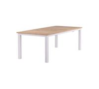 Venture Home - Table de jardin extensible Panama blanc Blanc
