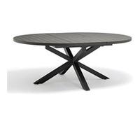 Table de jardin Extensible "Pelosa" 145-199cm Gris Anthracite Gris G