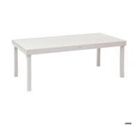 Table rectangulaire extensible Piazza 12 p. argile Hespéride - Argile